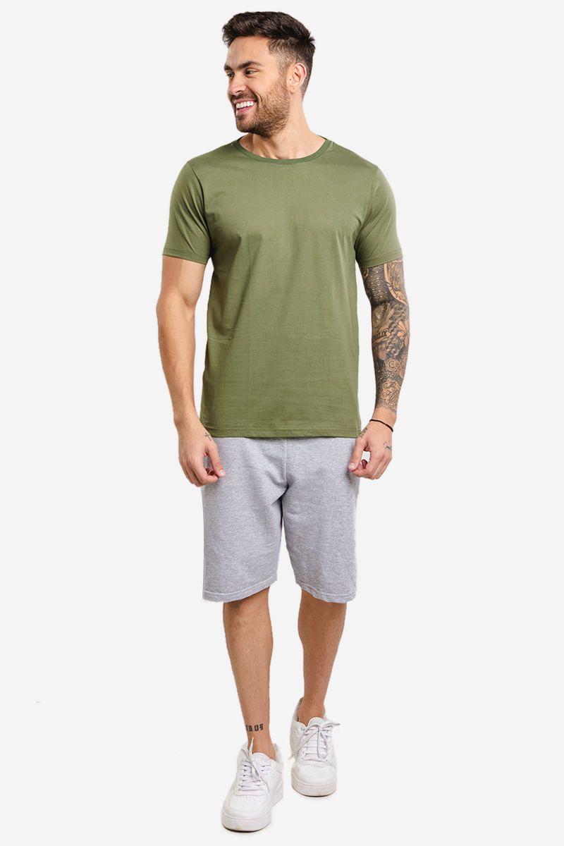 Camiseta-Masculina-Basica---Verde-Militar