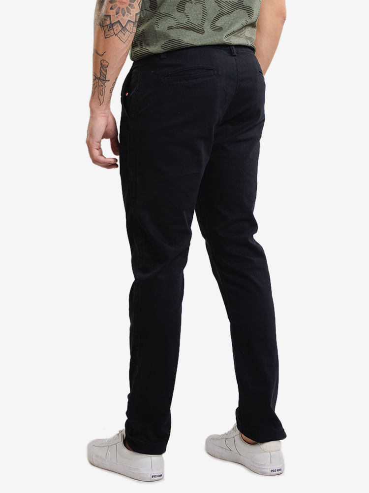 Calca-Masculina-Sarja---Preto