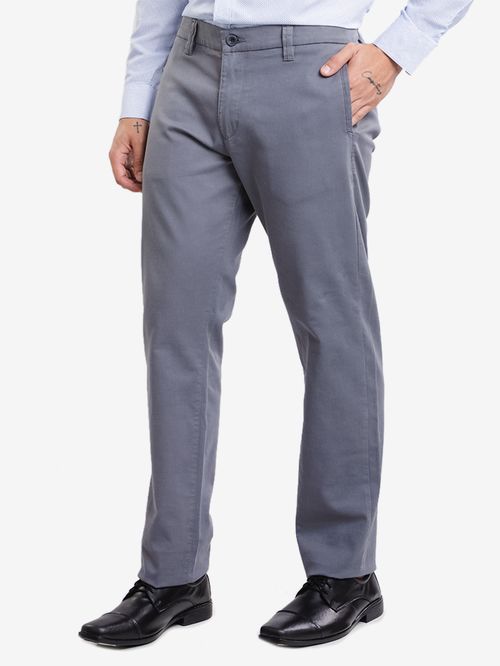 Calça Masculina Sarja - Cinza