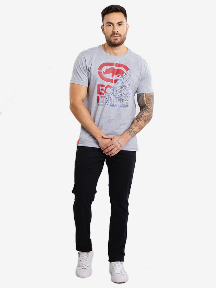 Camiseta-Masculina-Estampada---Cinza