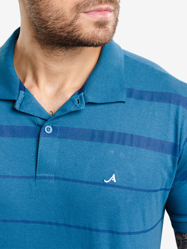 Camiseta-Polo-Masculina-Listras---Azul