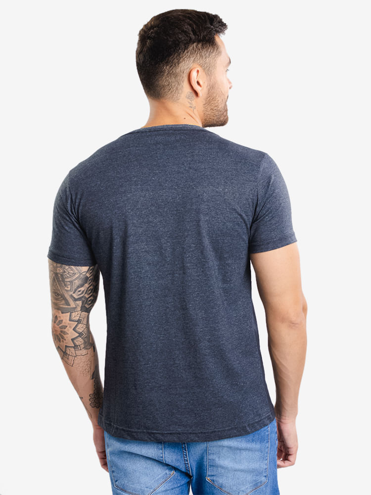 Camiseta-Masculina-Recortes-Listrados---Cinza