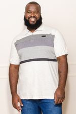 Camisa-Polo-Masculina-com-Recortes---Cinza