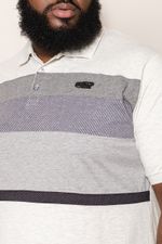 Camisa-Polo-Masculina-com-Recortes---Cinza