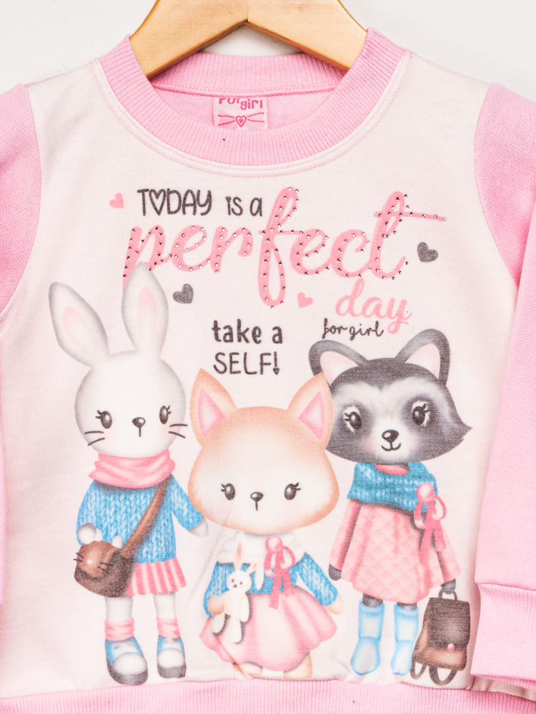 Conjunto-Infantil-Feminino-Animais---Rosa
