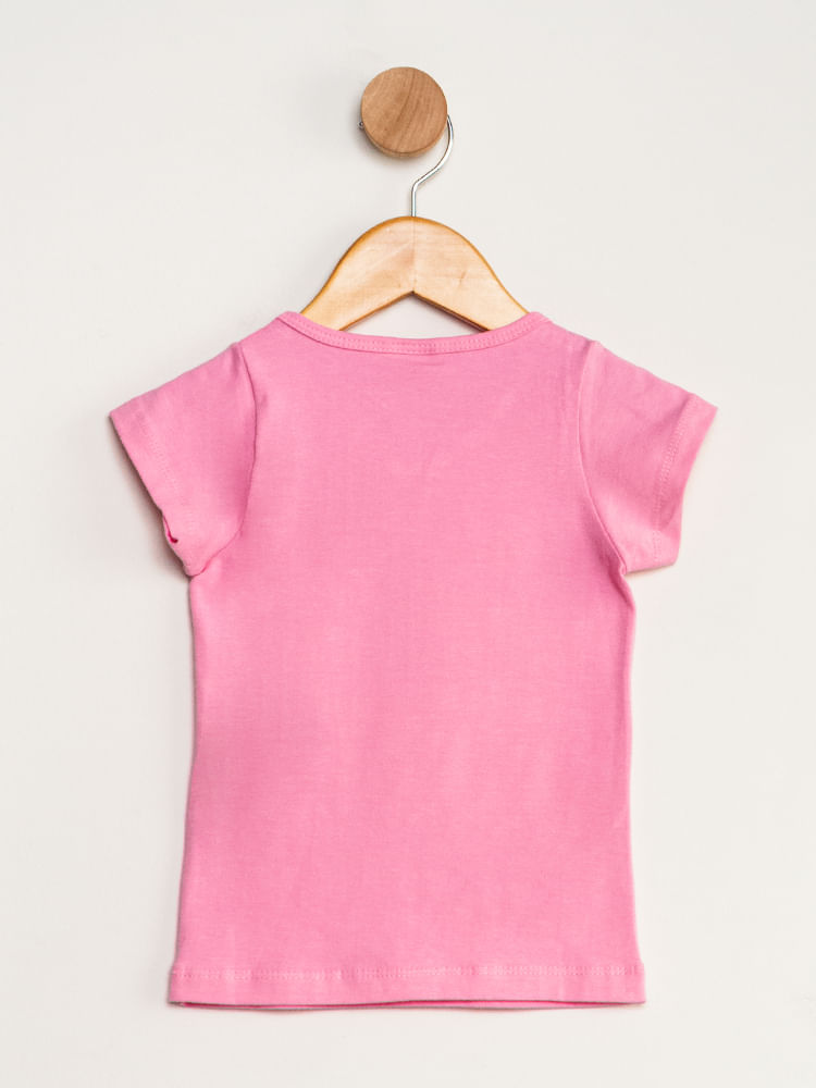 Camiseta-Infantil-Feminina-Coelho---Rosa