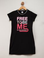Vestido-Juvenil-Feminino-Free-To-Me---Preto