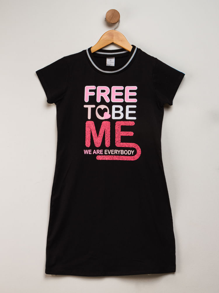 Vestido-Juvenil-Feminino-Free-To-Me---Preto