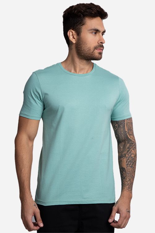 Camiseta Masculina Básica - Verde
