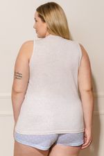 Pijama-Feminino-Pluz-Size-Gatinhos---Cinza