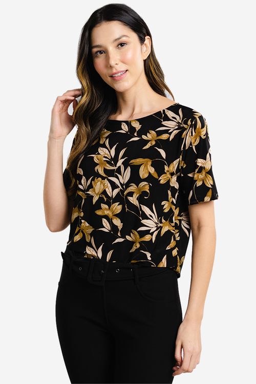 Blusa Feminina Estampa Floral