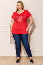 Camiseta-Feminina-Plus-Size-Love---Vermelho