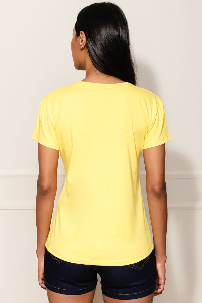 Camiseta-Feminina-Happy-New-Year---Amarelo