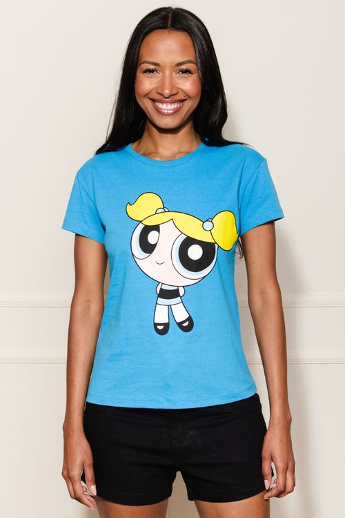 Camiseta Feminina Lindinha - Azul