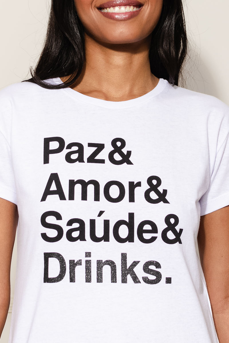 Camiseta-Feminina-Drinks---Branco