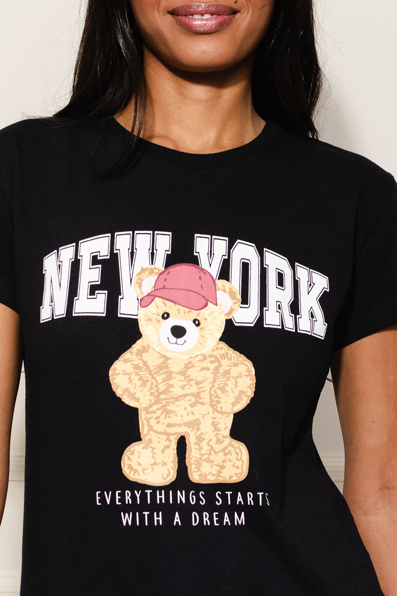 Camiseta-Feminina-Ursinho---Preto
