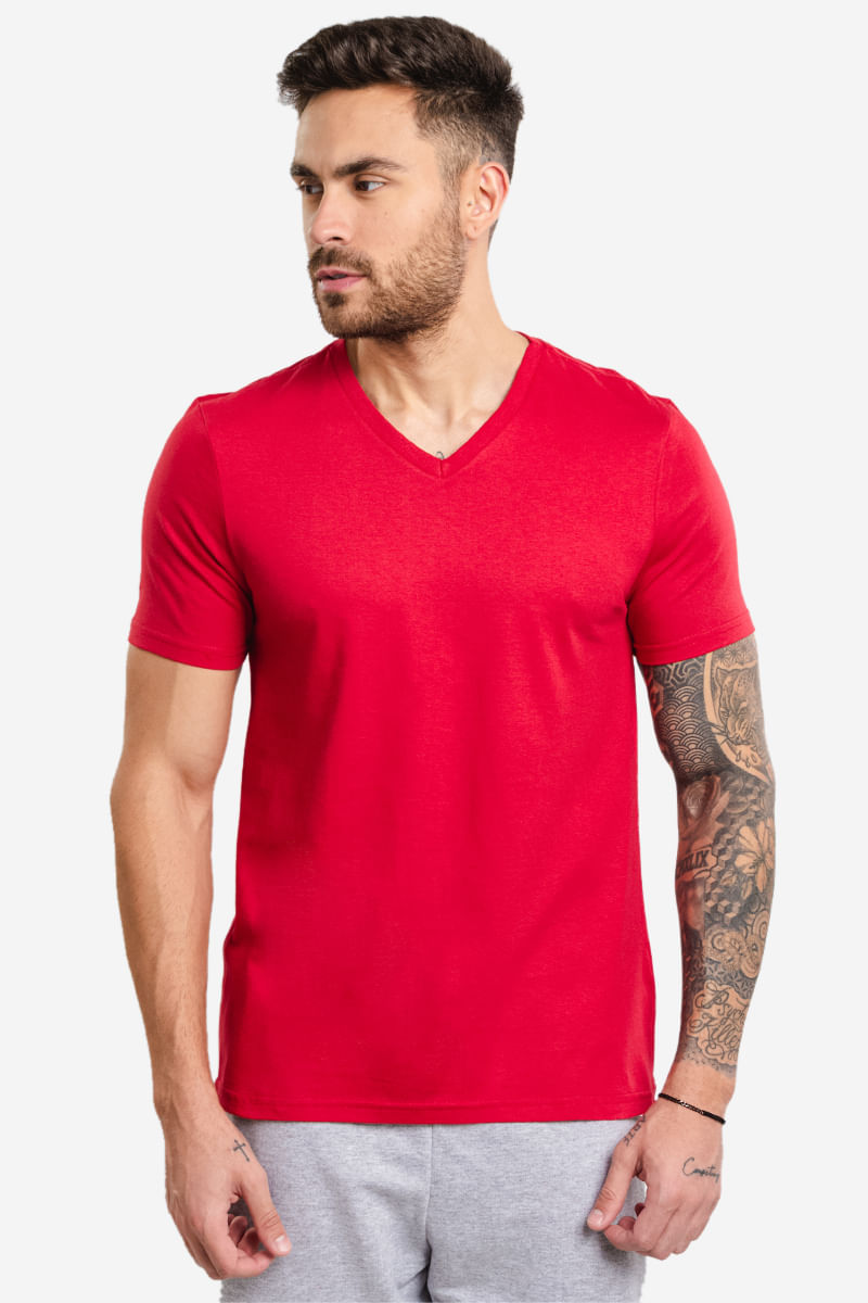 Camiseta-Masculina-Basica---Vermelho