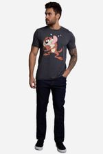 Camiseta-Masculina-Taz-Mania---Cinza-