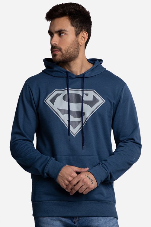 Moletom Masculino Super Homem - Azul