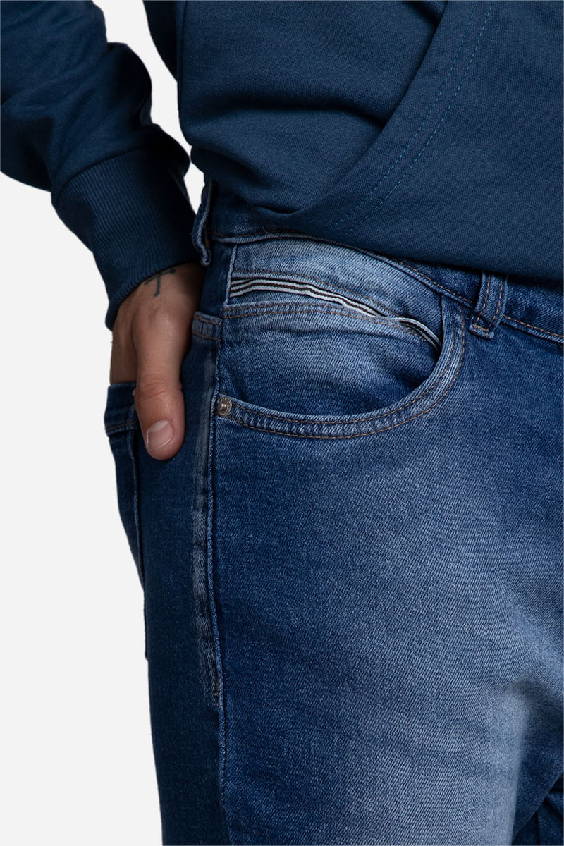Calca-Jeans-Masculina-Estonada---Azul