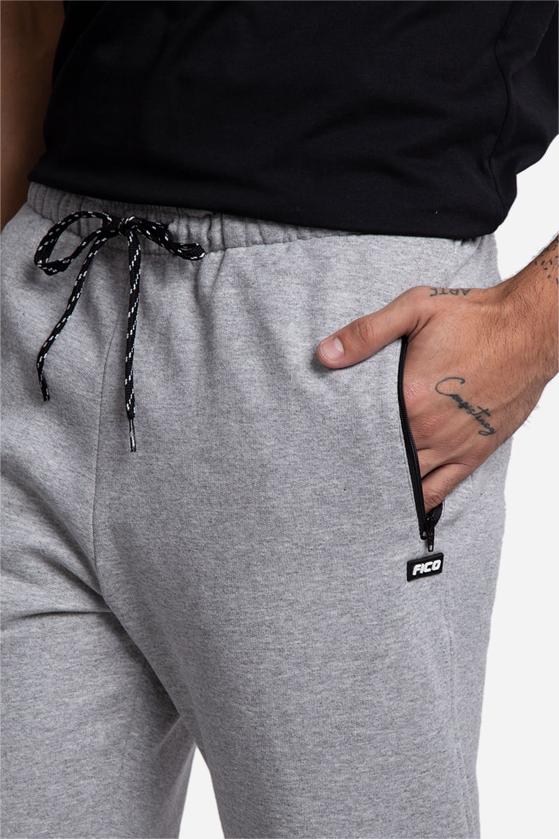 Calca-Masculina-Jogger-Moletom---Cinza