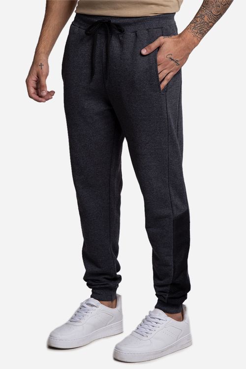 Calça Masculina Jogger com Recortes