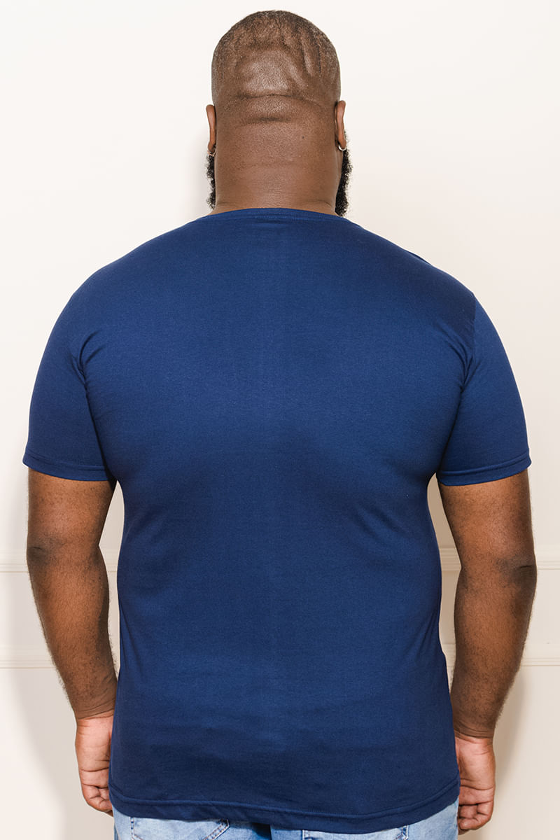 Camiseta-Masculina-Plus-Size-Nature---Azul