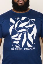 Camiseta-Masculina-Plus-Size-Nature---Azul