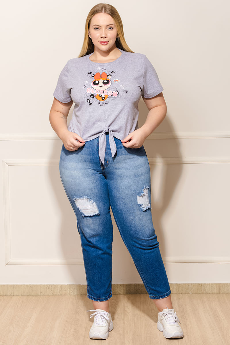 Calca-Jeans-Feminina-Plus-Size-com-Lenco---Azul