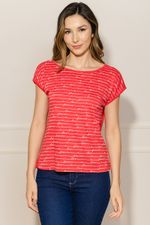 Camiseta-Feminina-Forever-Love---Vermelho