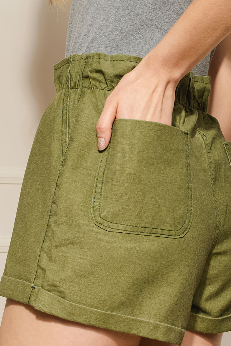 Shorts-Feminino-Clochard---Verde