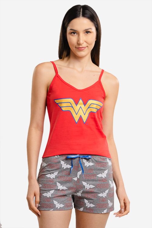 Pijama Feminino Mulher Maravilha