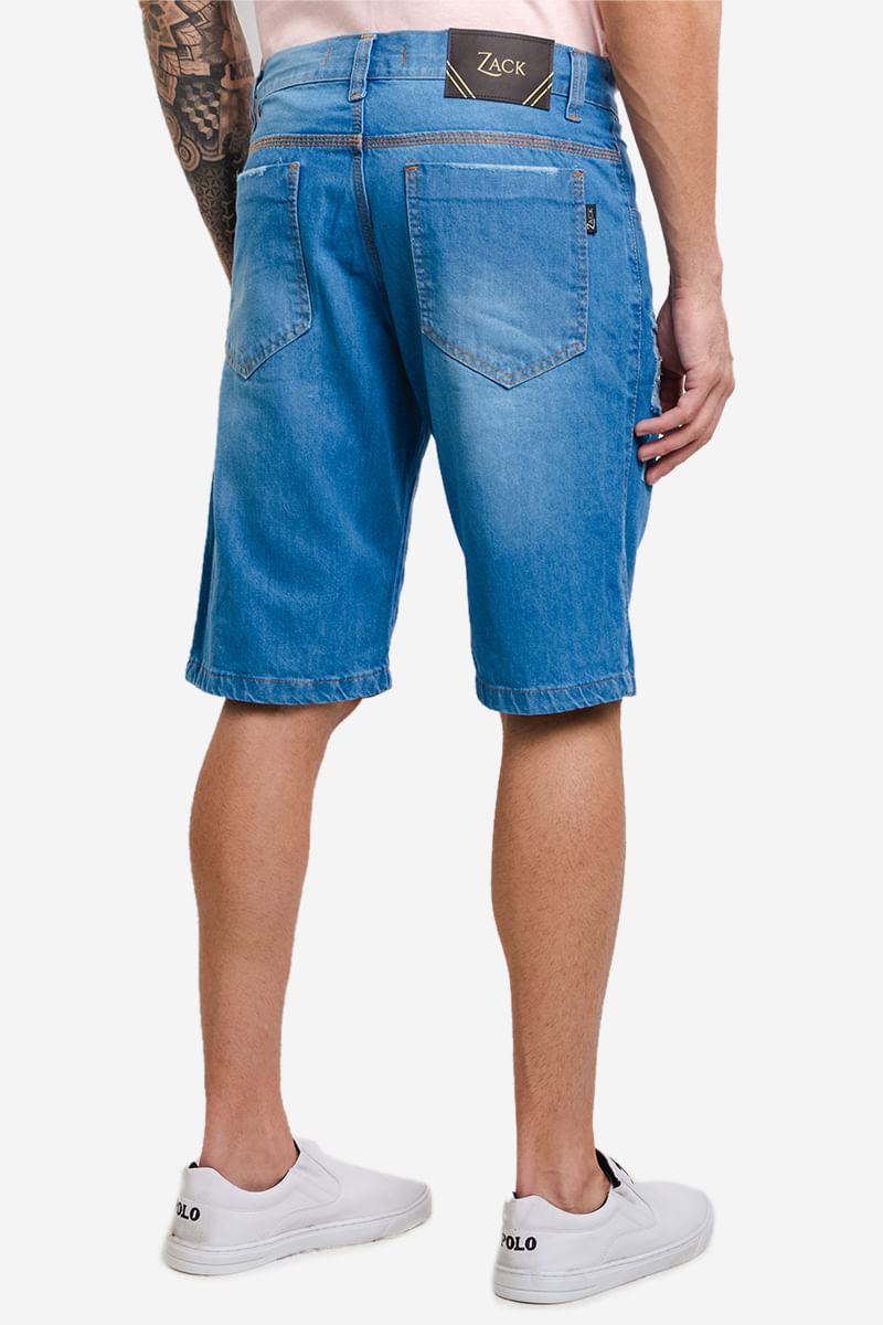 Bermuda-Jeans-Masculina-com-Rasgos---Azul