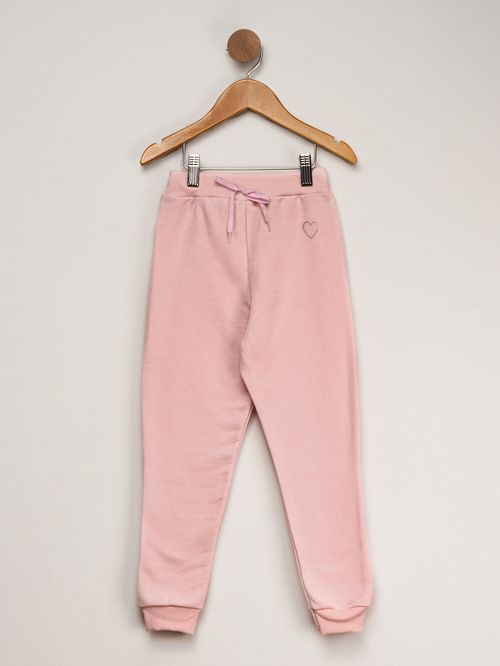 Calça Infantil Feminina Strass - Rosa