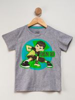 Camiseta-Infantil-Masculina-Ben-10---Cinza