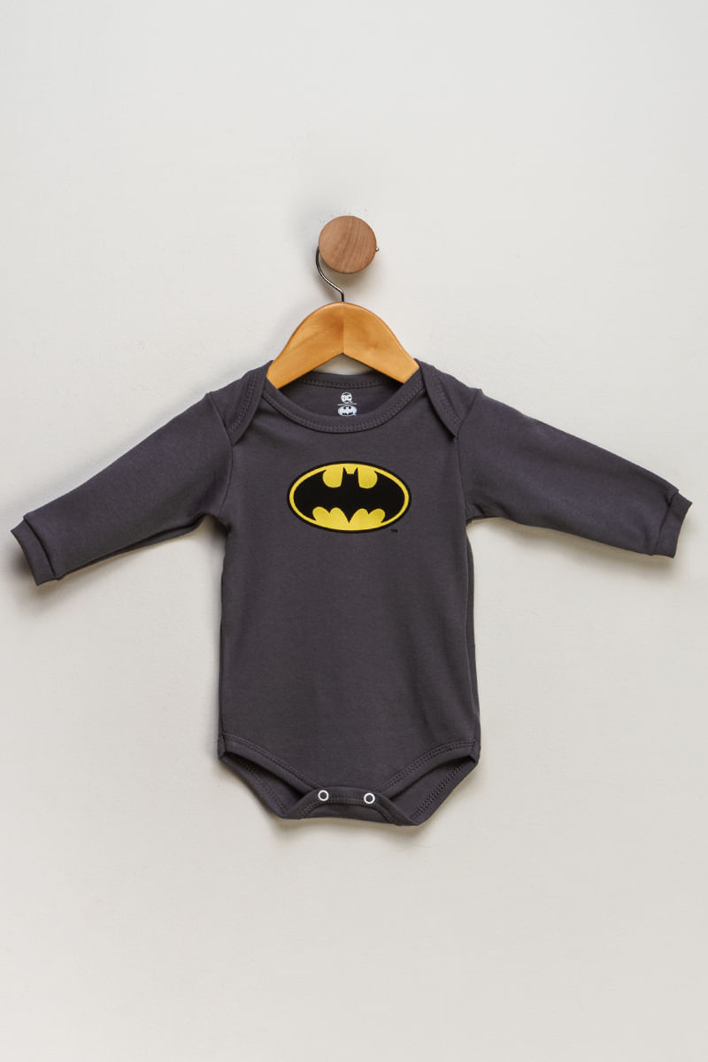 Body-Infantil-Masculino-Batman---Cinza