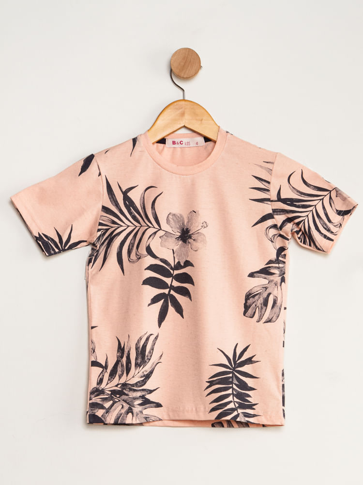 Camiseta-Infantil-Masculina-Folhagens