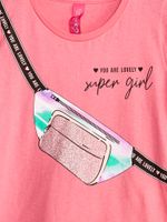 Camiseta-Juvenil-Feminina-Pochete---Rosa