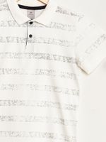 Camisa-Polo-Juvenil-Masculina-Listrada---Branco