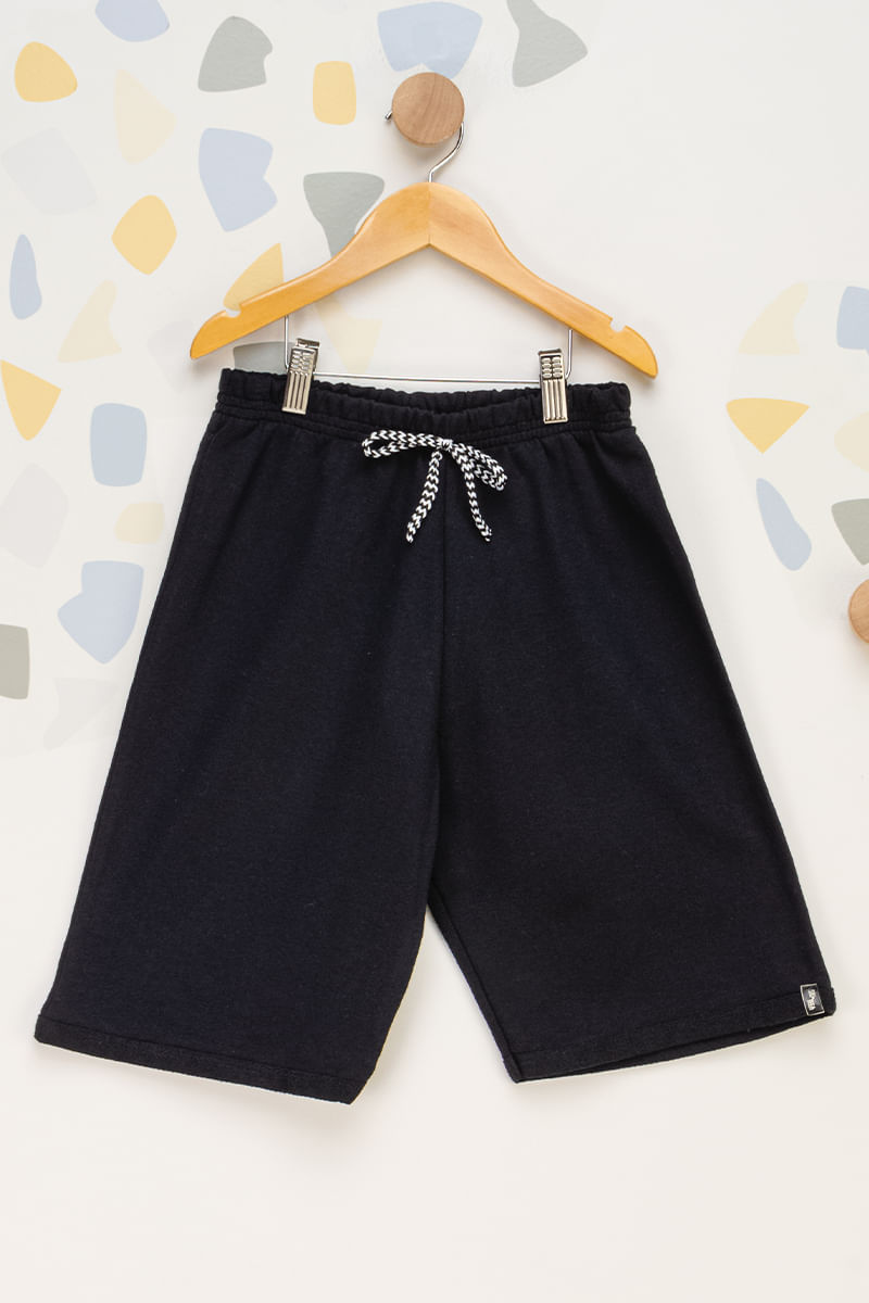 Bermuda-Juvenil-Masculina-Moletom---Preto