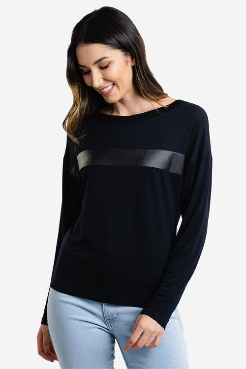 Blusa Feminina Recorte Cirré
