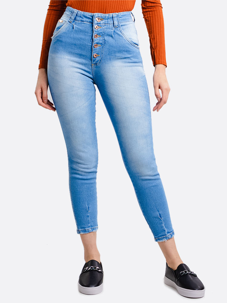 Calca-Feminina-Jeans-Skinny---Azul-