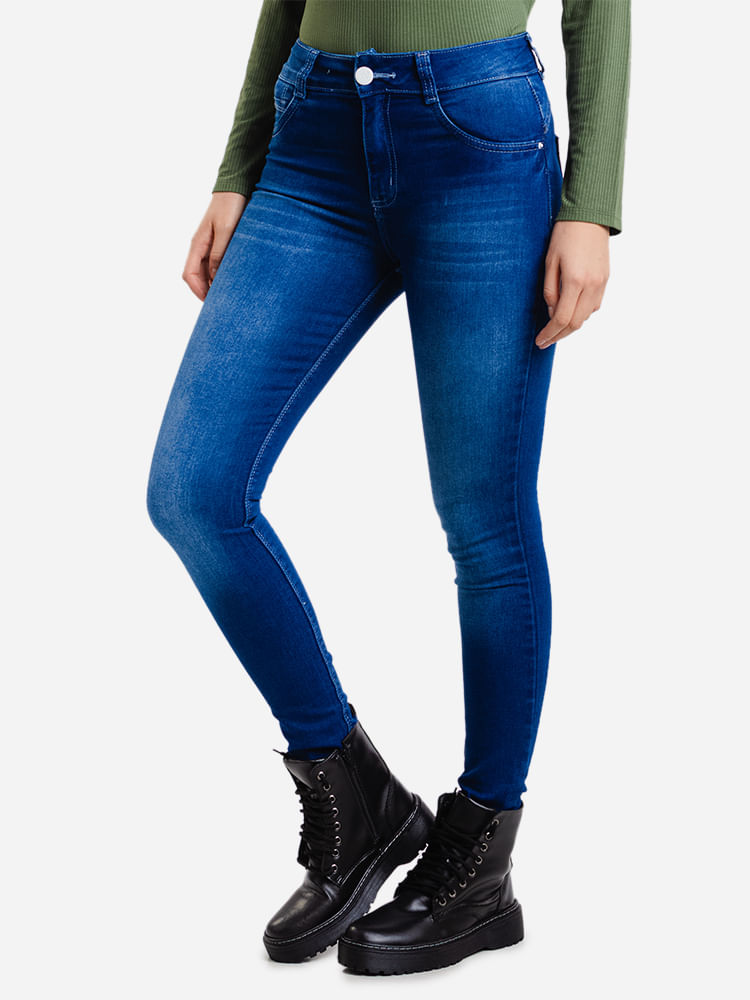 Calca-Feminina-Jeans-Skinny---Azul-