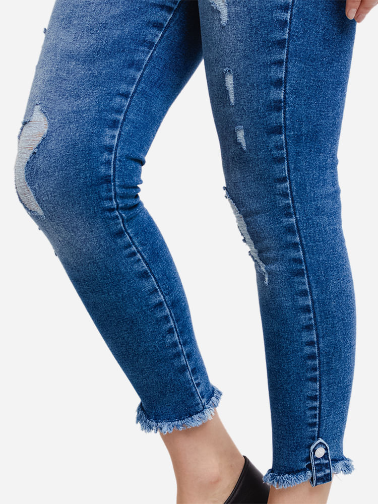 Calca-Feminina-Jeans-Skinny---Azul
