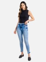 Calca-Feminina-Jeans-Skinny---Azul
