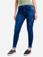 Calca-Feminina-Jeans-Escura-Skinny---Azul