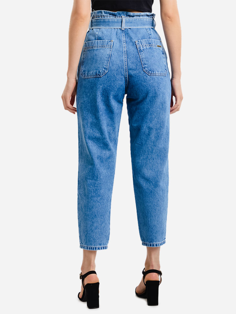Calca-Feminina-Jeans-Mom---Azul
