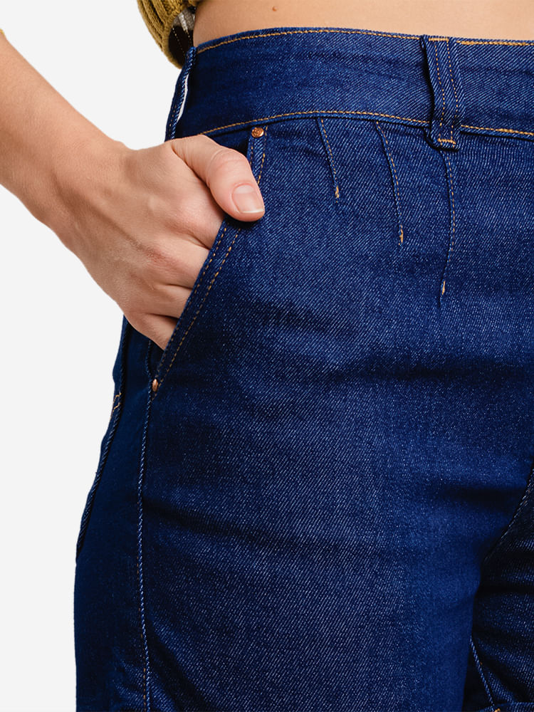 Shorts-Feminino-Mom-Jeans-Escuro---Azul