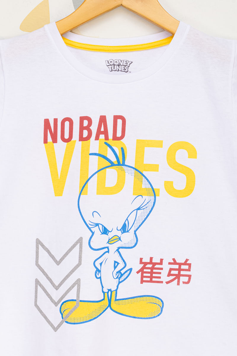 Camiseta-Infantil-Feminina-Piu-Piu---Branco