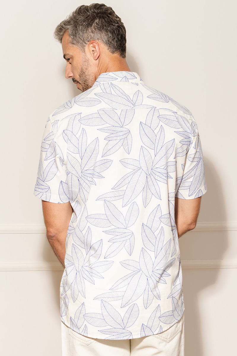 Camisa-Masculina-Folhagens---Branco